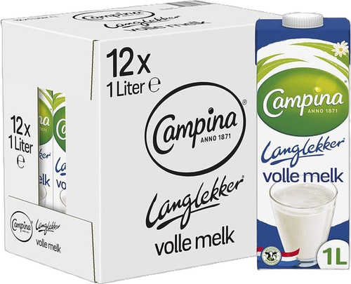 Campina Volle Melk Langlekker 12x1l pak