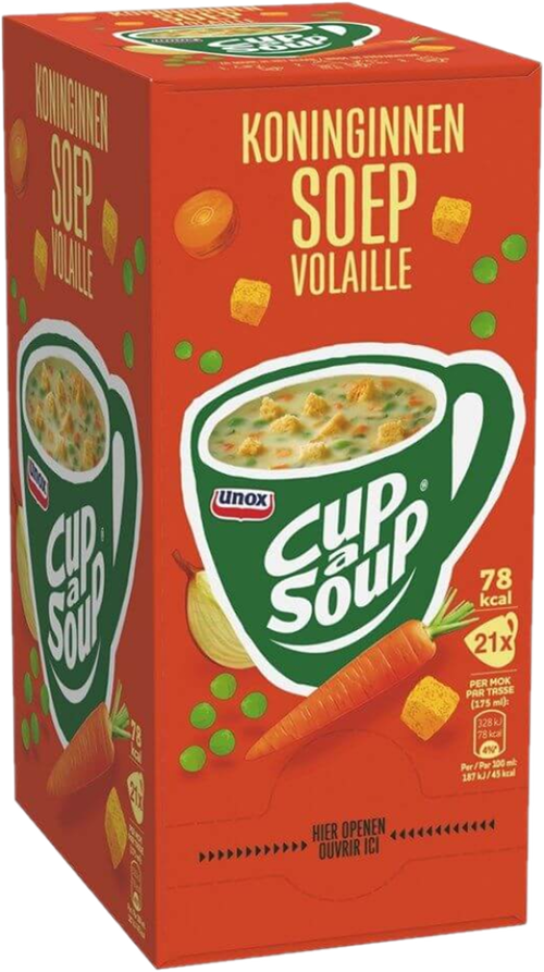Cup-a-Soup Koninginnen Soep 21x175ml
