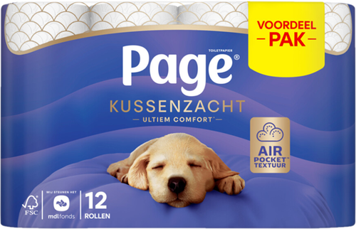 Toiletpapier Page Kussenzacht 12rl