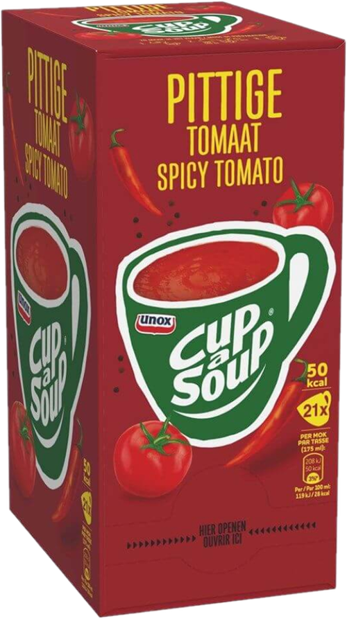 Cup-a-Soup Pittige Tomaat 21x175ml.