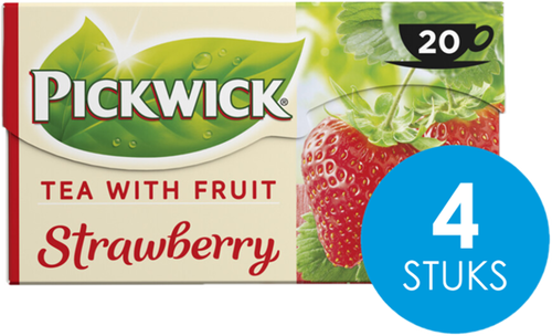 Pickwick Aardbei 1.5gr 4x20st