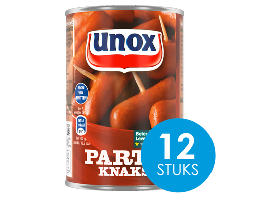 Unox Party Knaks Blik 12x400gr