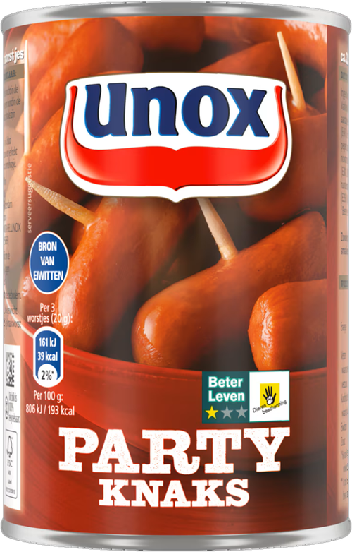 Unox Party Knaks Blik 400gr