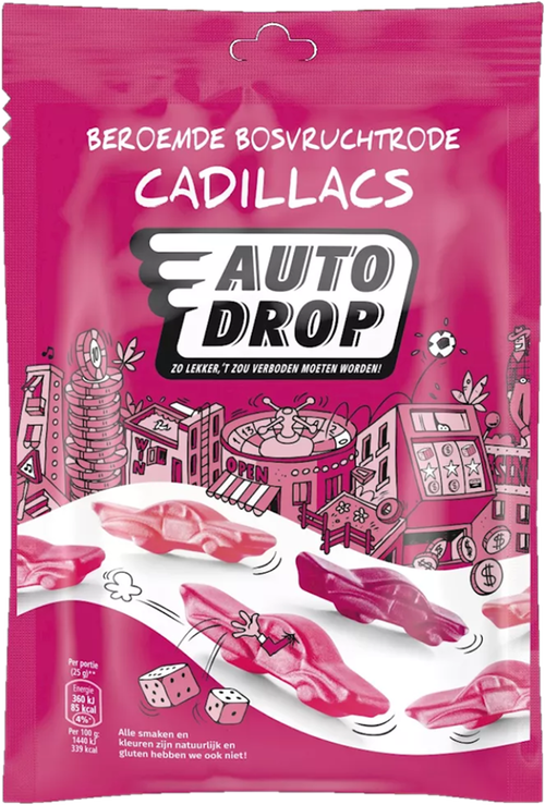 Autodrop Rode Cadillacs 150gr