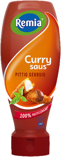 Remia Curry Saus Top Down Tube 500ml