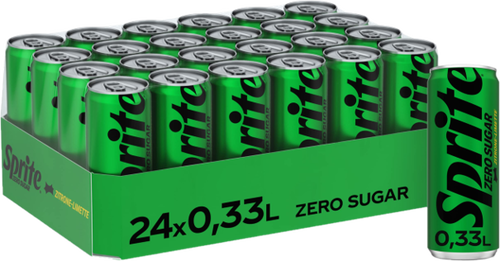 Sprite Refresh Zero 24x33cl Blik