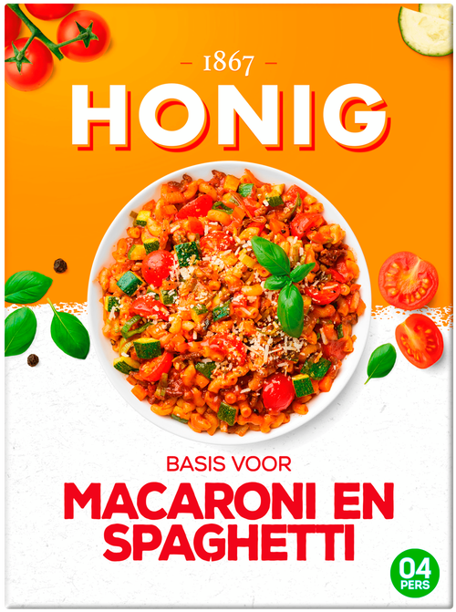 Honig Basis voor Macaroni en Spaghetti 41gr