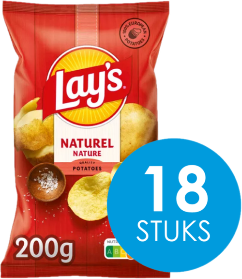 Lay's Naturel 18x200gr