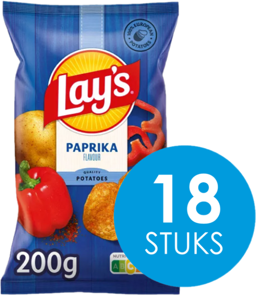 Lay's Paprika 18x200gr